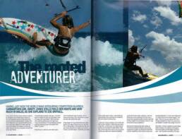 Rooted Adventurer two pages in magazine